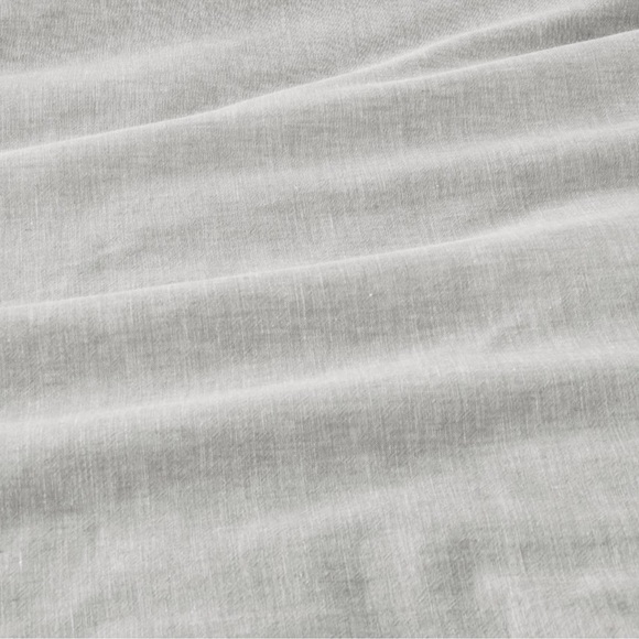 HEARTH&HAND linen blend comforter and set of shams JET GRAY - Picture 2 of 5